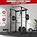 ONNO Power Cage,1500LBS Power Rack with Adjustable Cable Crossover System,Multi-Function Workout Cage,Squat Rack for Home Gym F2 and More Training Attachment
