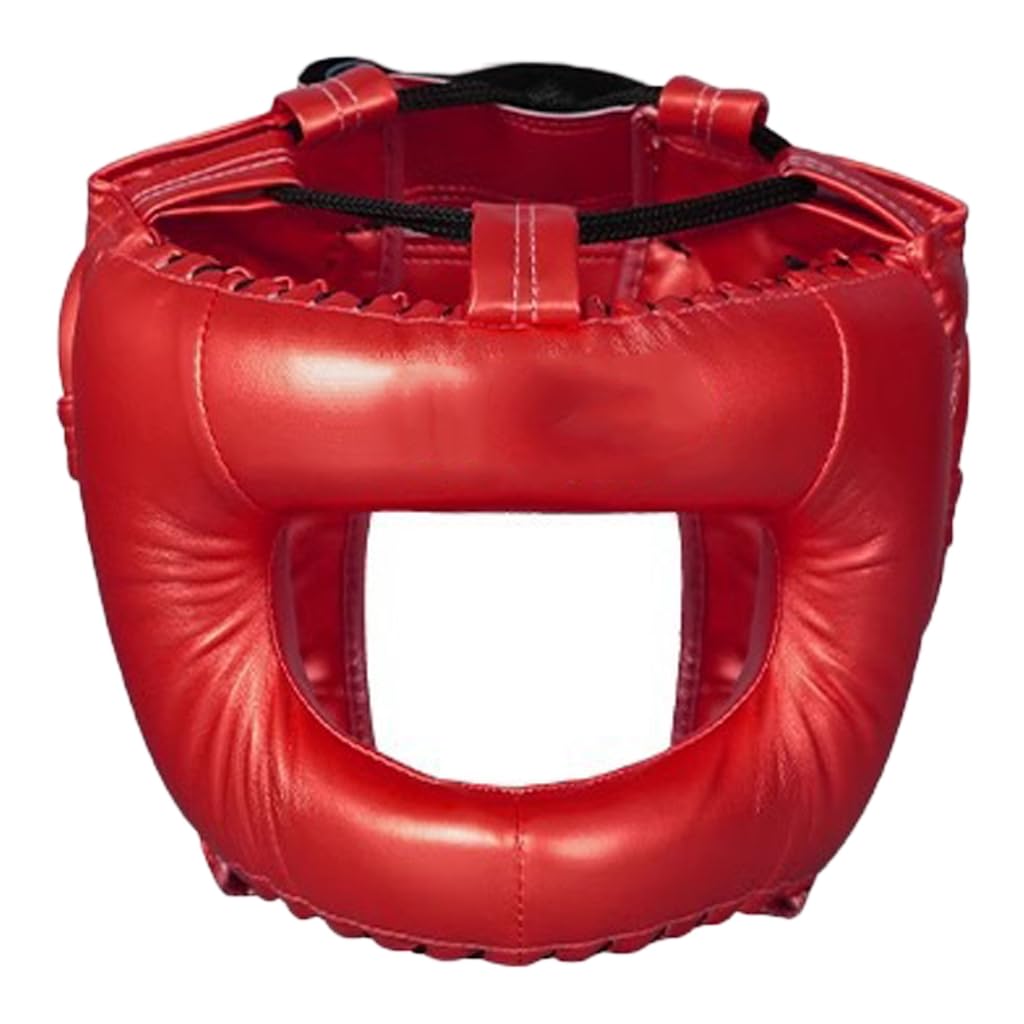 PU Leather Boxing Headgear 360 Degree Surround Head Protections Equipment Closed Type for Boxing Training Kickboxing