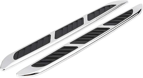 Miniatura 8 de Ventilación de aire, 2 piezas de cubierta de ventilación de aire para puerta lateral de automóvil, rejilla de admisión, calcomanía decorativa