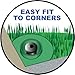 Sprinkler-Guard by GRASSHOLE - Patented Design Donut-Style Lawn Sprinkler Head Guard Protector to Prevent Damage from Mowers & Trimmers - Veteran Owned & Made in USA, 5 Pack