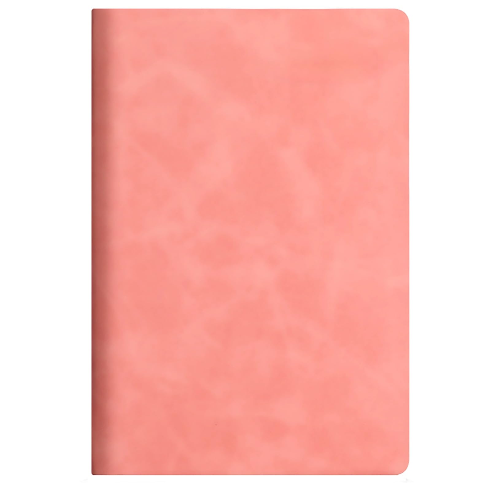 Agenda quotidien 2026, carnet de planning rose A5 avec 360 pages, une page par jour, onglets mensuels, agenda journalier 2026 en anglais, papier lisse 80 g, ouverture à plat