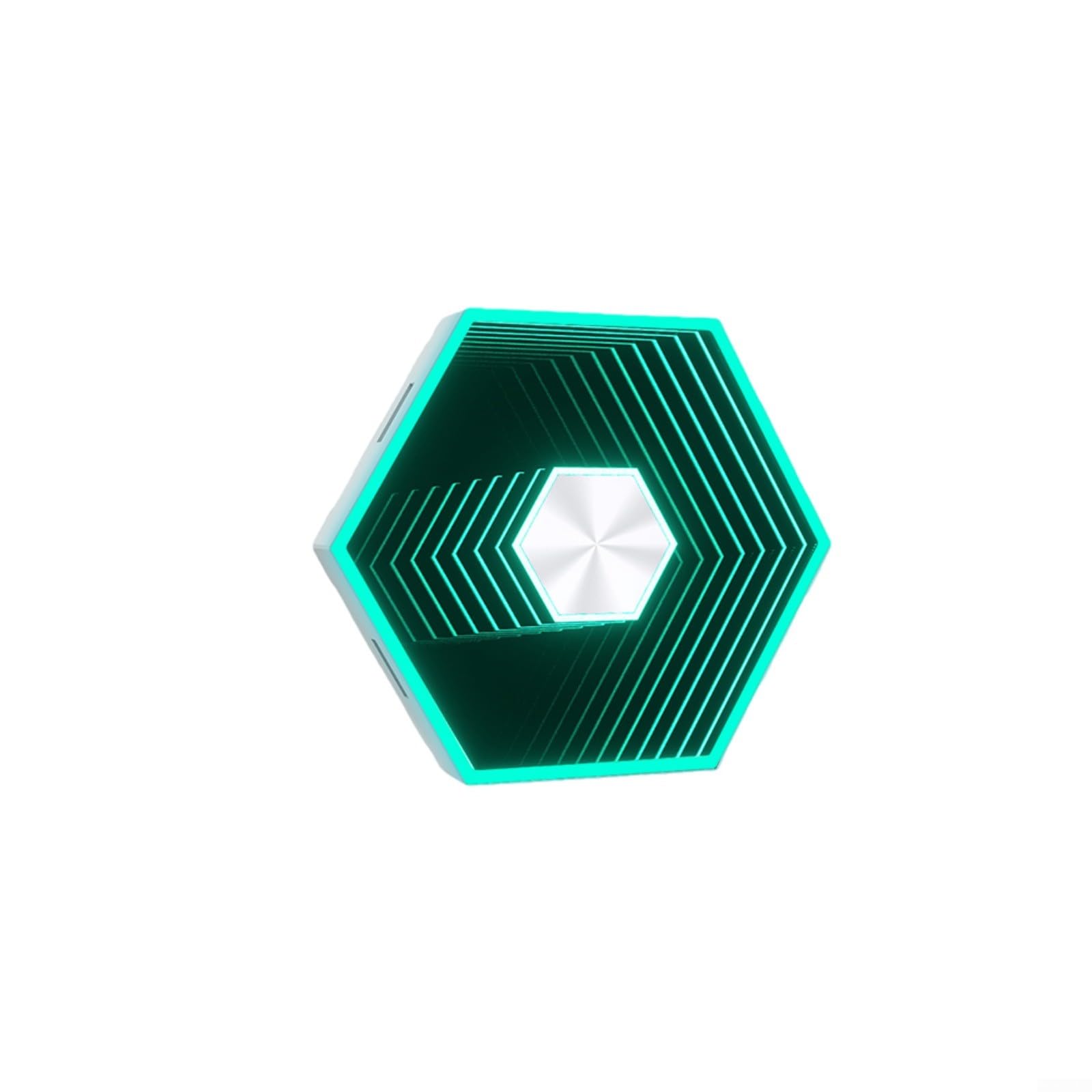 RGB Hexagon Lichter Modulare DIY Wandpaneele 16M Farben Musik APP Fernbedienung Gaming Zimmer für deko Weiß 10 Stück(10pcs)