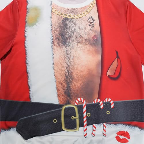 Populus Ugly Sweatshirt Costume Men Novelty 3D Long Sleeve Shirt For Party | Soft Breathable Stretch Fabric, Playful Christmas Graphic, Machine Washable, For Holiday Parties, Family Photos, And Gifts 5 Populus Ugly Sweatshirt Costume Men Novelty 3D Long Sleeve Shirt For Party | Soft Breathable Stretch Fabric, Playful Christmas Graphic, Machine Washable, For Holiday Parties, Family Photos, And Gifts - Image 6