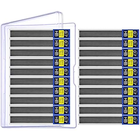 Morepack 240 Pieces Lead Refills with Plastic Box Cover