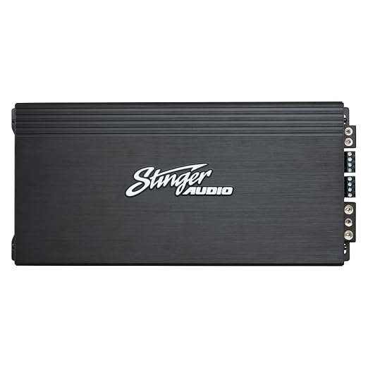 Amplificador de Audio para Auto Stinger MT-1000.5 5 Canales 1200W RMS miniatura 8