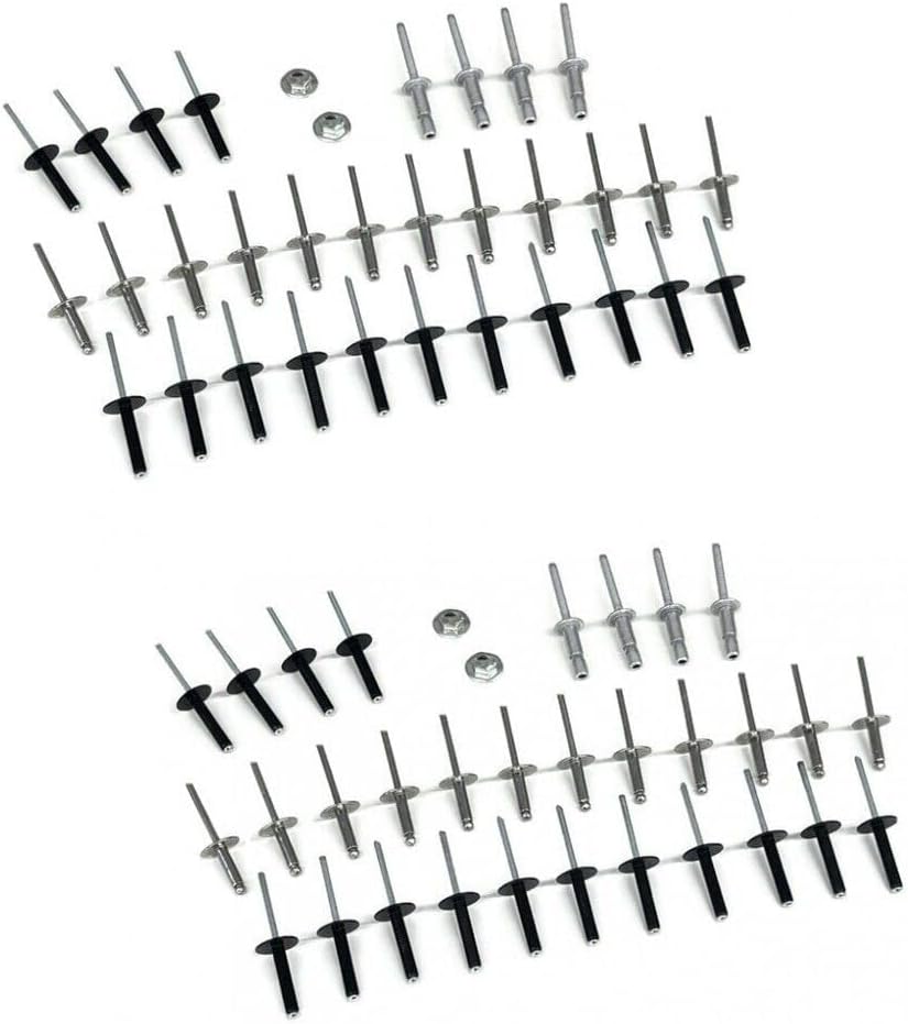 Vital All-Terrain (2 Pack Golf Cart Body Rivet Hardware Kit Replaces EZGO Part 608456 for E-Z-Go EZ-Go