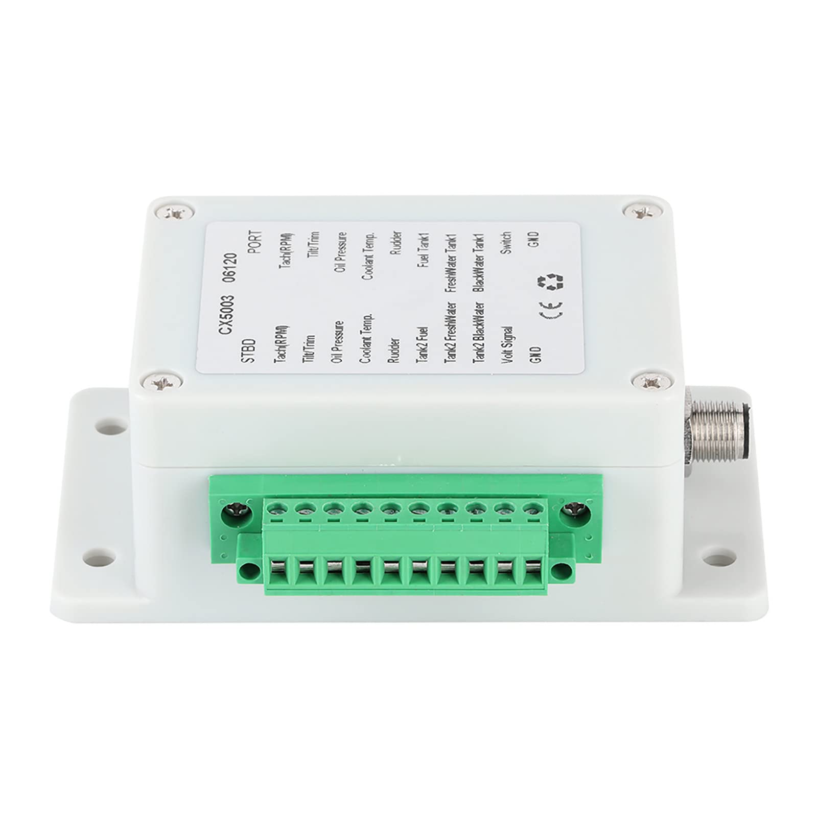 Adattatore Nmea 2000 Cx5003 Convertitore Nmea 2000 Parti ShipYacht Convertitore 9‑32 V Converti Sensore Singal in NMEA2000 IP67 Impermeabile per Yacht per Barche
