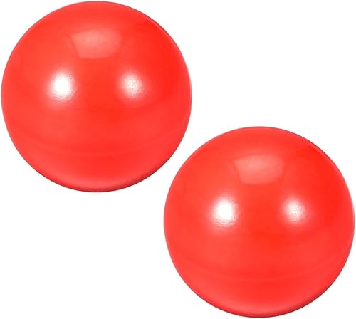 CoCud Pomos de bola termoestables, rosca hembra M12 de 1.575 in de diámetro, agarre de tornillo de mano métrico de plástico rojo (aplicaciones para