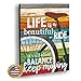 Marla Rae 'Life is A Beautiful Ride' Chic Bicycle Country Wall Art Plaque - Rustic Farmhouse Decor for Home - Famous Inspirational Bike Quotes - Gifts for Cyclists (12" x 16")