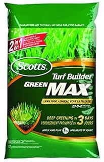 Scotts Turf Builder Green Max Lawn Food, 5.7kg (350 sq meters / 3,767 sq feet coverage) | Promotes fast, deep greening in 3 days