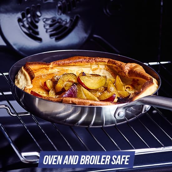 Miniatura 7 de Blue Diamond Cookware - Cacerola antiadherente de cerámica de acero inoxidable de tres capas, de 1.6 cuartos de galón con tapa, sin PFAS,