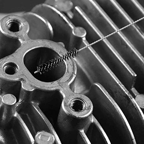 Aywfey Carburetor Carbon Dirt Cleaner Cleaning Tools Kits, 10 Cleaning Needles + 5 Nylon Tube Brushes For Auto Motorcycle Atv Moped Welder Power Sport Carb Chainsa #TOP6