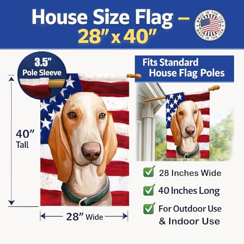 Drapeau Chien Porcelaine Caroline's Treasures Grand Format Multicolore