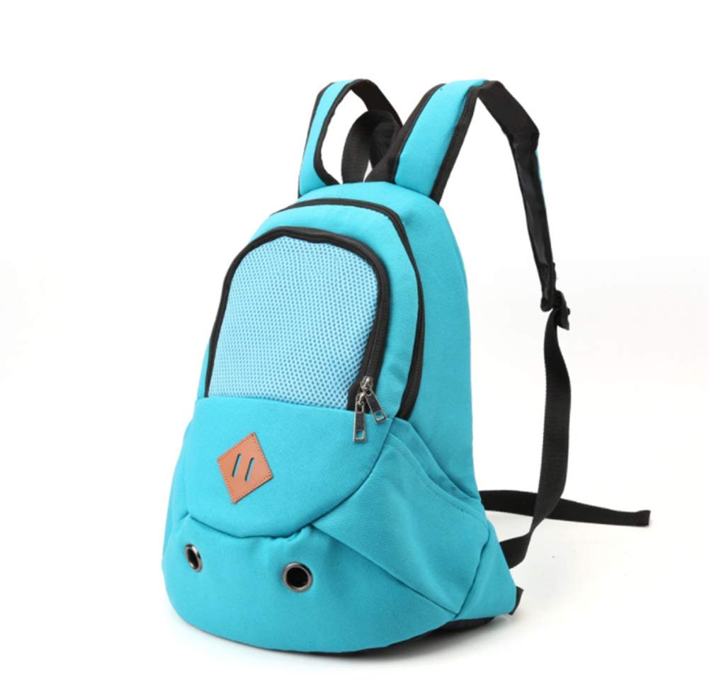 Sac à dos pour chien bleu coffre transport randonnée