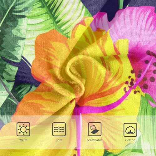 Tropical Flowers Green Leaves Toddlers Underwear Floral 2t Cotton Panties Little Girl Cartoon Briefs Undies Kids3