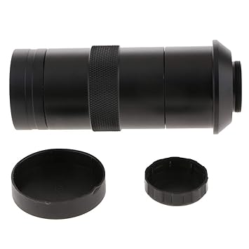 arythe Video Microscope Lens, CCD Industry Camera 8X-100X Zoom Lens C Mount Adjustable Eyepiece Magnifier Industrial Lenses for LAB