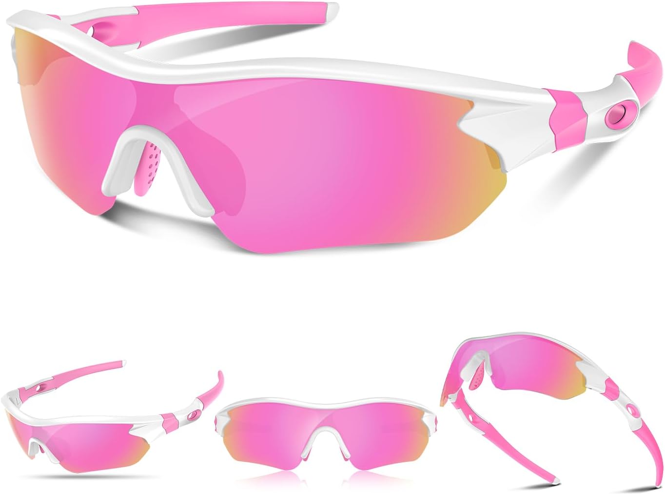 Polarized Sports Sunglasses for Men Women Youth Baseball Running Fishing Tennis Golf Cycling Driving Motor TAC UV400 TR90