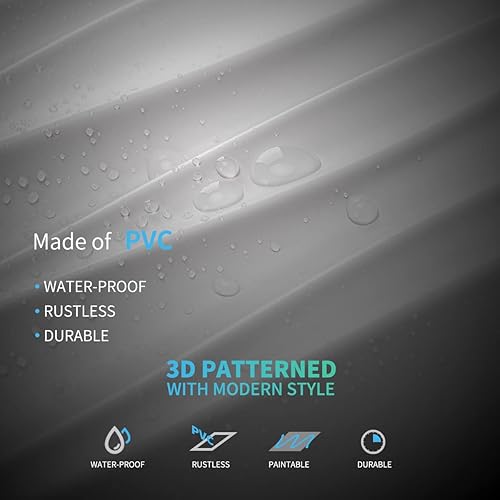 Vista 39 de Art3d 3D Revestimiento con textura 3D para pared, color gris diamante, 19.7 x 19.7 pulgadas (12 unidades), Blanco, A10038 Blanco nieve