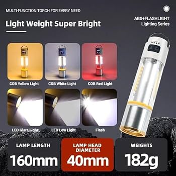 UDee Rechargeable LED Emergency Flashlight – Bright Flash Light