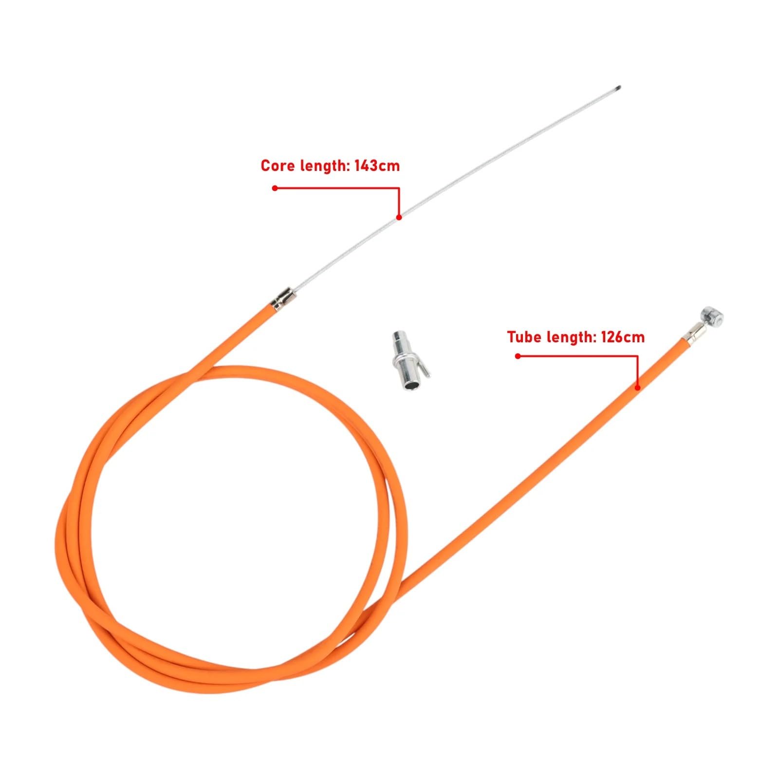 Cavo Freno for Monopattino Elettrico Nine-Bot E2 PRO for Kicks-Cooter, Filo Freno a Disco Arancione.