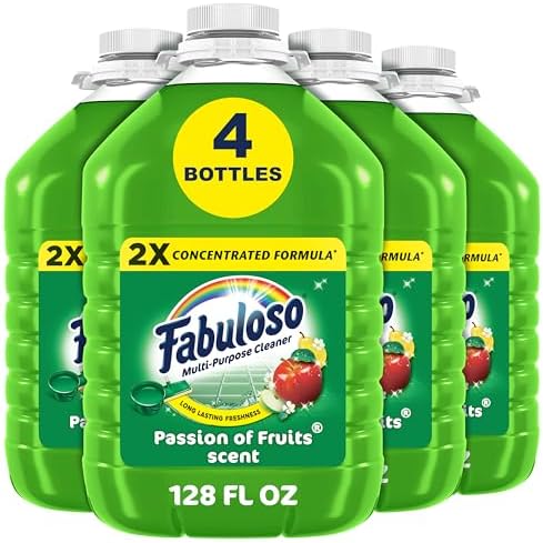 Fabuloso 2X All-Purpose Cleaner, Passion of Fruits Scent, 128 fl oz