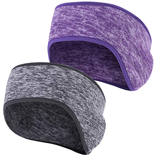 Obacle Ear Warmer Headband Running Sweatband Sports Non Slip Earmuff for Girls Women