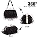 Ostrich Feather Clutch & Handbag - Feather Evening Bag & Purse for Women