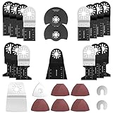 71stk Oszillierendes Sägeblätter Kit Multifunktionswerkzeug Zubehör Set Mix Klingen Kompatibel für Fein Multimaster, BOSCH, Makita, Dremel, Rockwell und Worx (71 Piece)