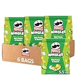 Pringles Mingles Puffed Snacks, Dill Pickle and Ranch, Salty Snacks (6 Bags)