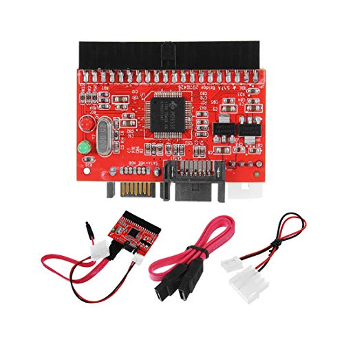 HiLetgo IDE to SATA SATA to IDE ATA ATAPI Serial HDD Mutual Converter Adapter with Cable