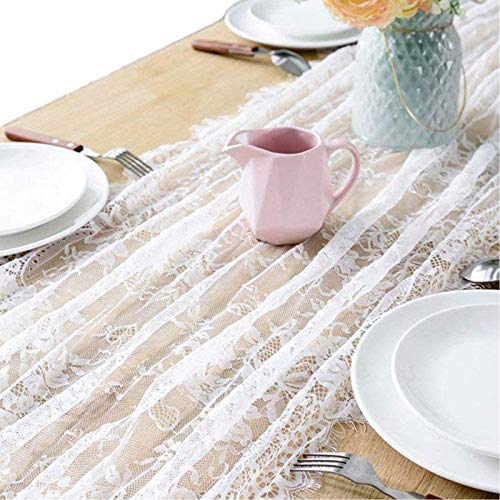 Tovaglia in Pizzo Bianco, Runner Tavola in Pizzo