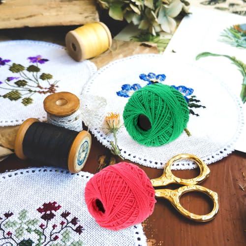 48 hilos de algodón para bordado multicolor miniatura 3