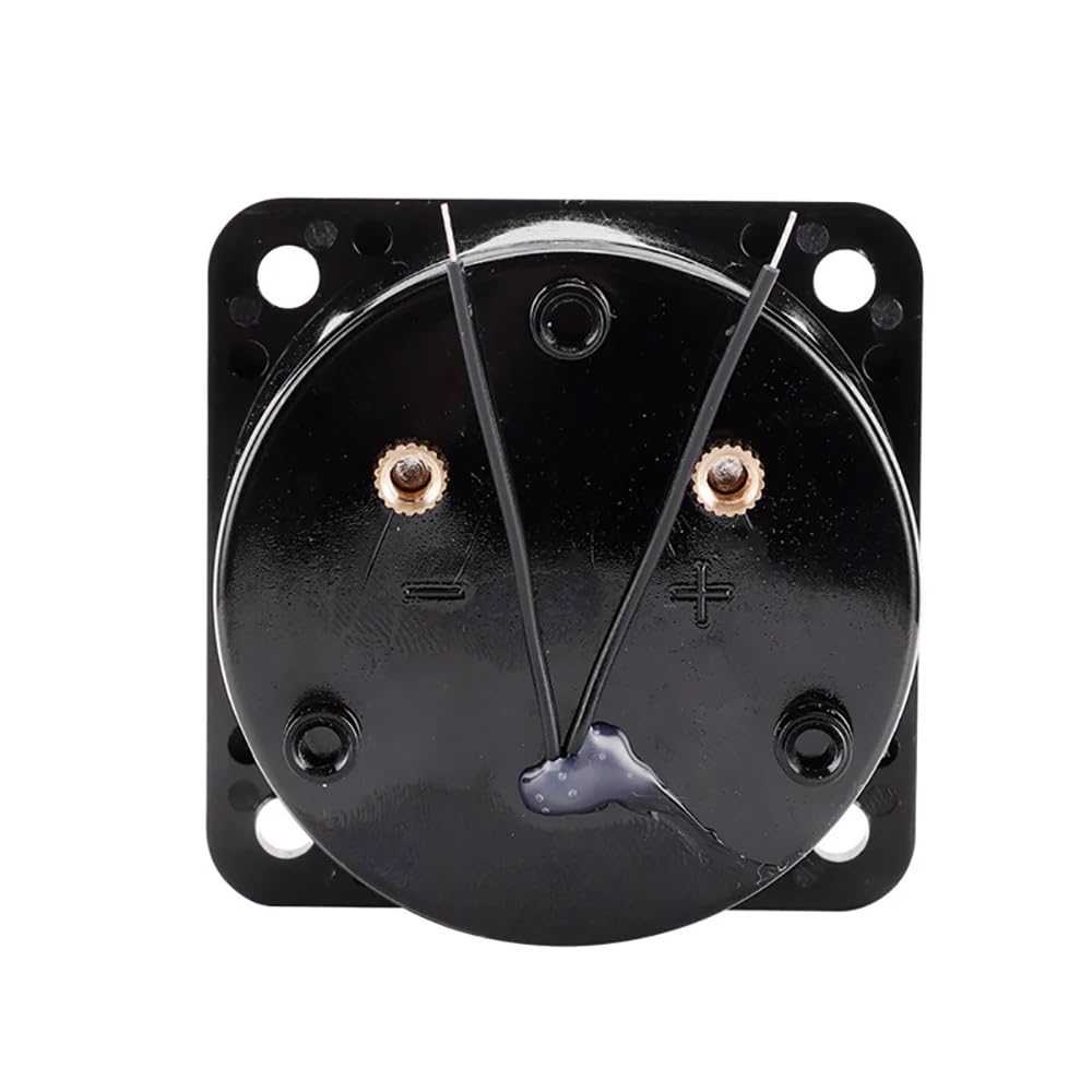 Toplionace Ampèremètre Analogique CC 150mA 45mm avec Rétroéclairage LED Jaune Chaud pour Amplificateurs à Tubes