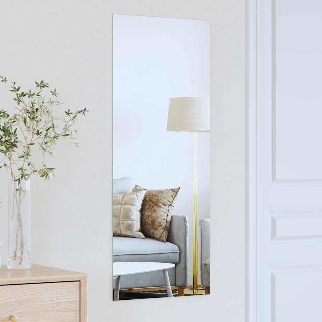 vidaXL Wandspiegel Rechtwinklig 40 x 100 cm Gehärtetes Glas