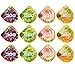 12 Bags of UHA Mikakuto Kororo Gummy 40g Grape, Muscat, peach,and melon Flavor