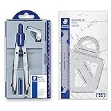 producto 1: Aguja y minas intercambiables. Aguja roma para prevenir lesiones. Las patas articuladas facilitan el dibujo de radios grandes.
