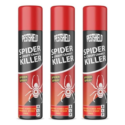 3 x Spider & Creepy Crawly Insect Killer Spider Spray No More Spiders 200ml New.