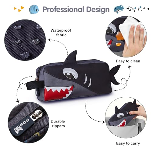 Nohoo NH_PC_SHGY Pencil Case, Funny Animal Print Pencil Bag For Kids thumb #3