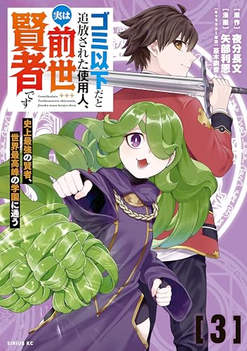 ゴミ以下だと追放された使用人、実は前世賢者です　～史上最強の賢者、世界最高峰の学園に通う～（３） (シリウスコミックス)