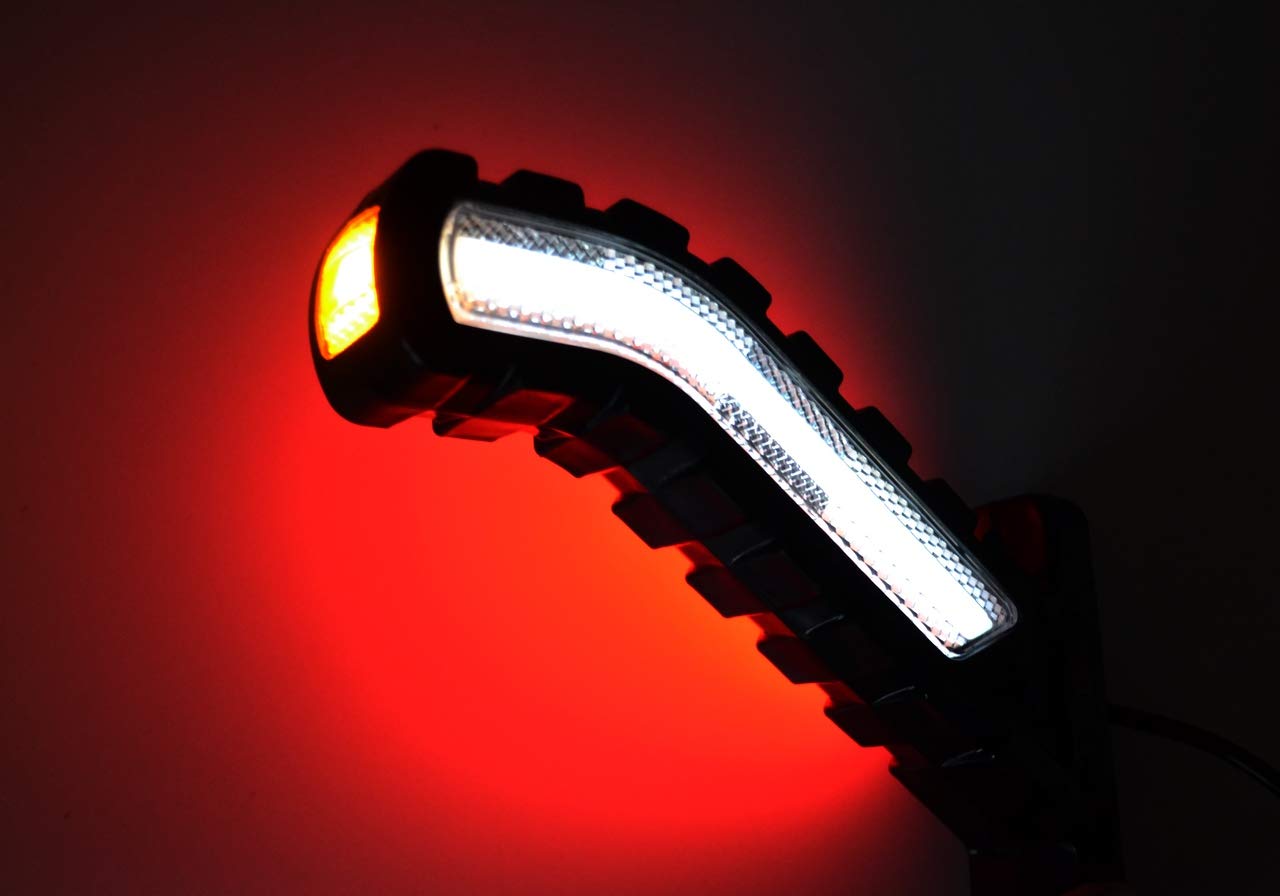 Luci di posizione laterali a LED 24 V, per camion, rimorchi, autobus, roulotte, neon bianco, arancione e rosso