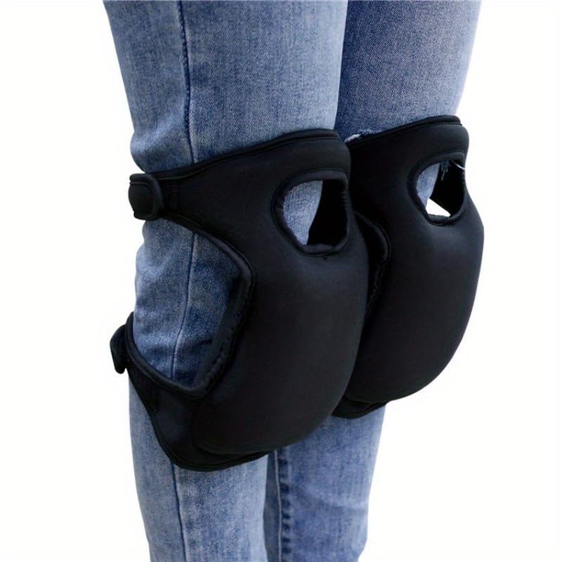 Male and female adult gardening knee pads are equipped with soft EVA foam knee pads, which are suitable for heavy knee pad designs such as building, tile laying, gardening and flooring, and are easy to work