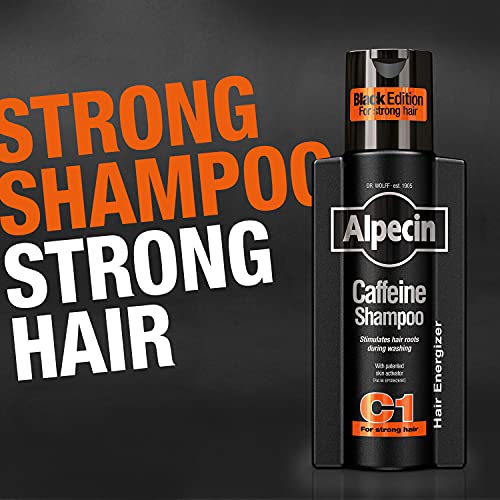 Alpecin Black Mens Shampoo with new Fragrance 2x 250ml | Hair Growth Shampoo | Men Shampoo for Natural Strong Hair | Hair Care for Men Made in Germany - Image 7