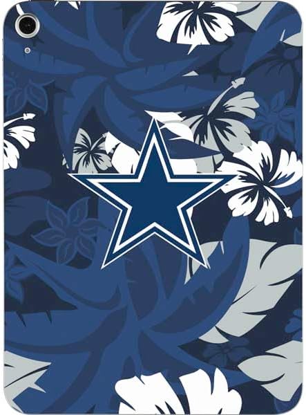 Skinit Decal Tablet Skin Compatible with iPad 11th Gen (2025) - Officially Licensed NFL Dallas Cowboys Tropical Print Design