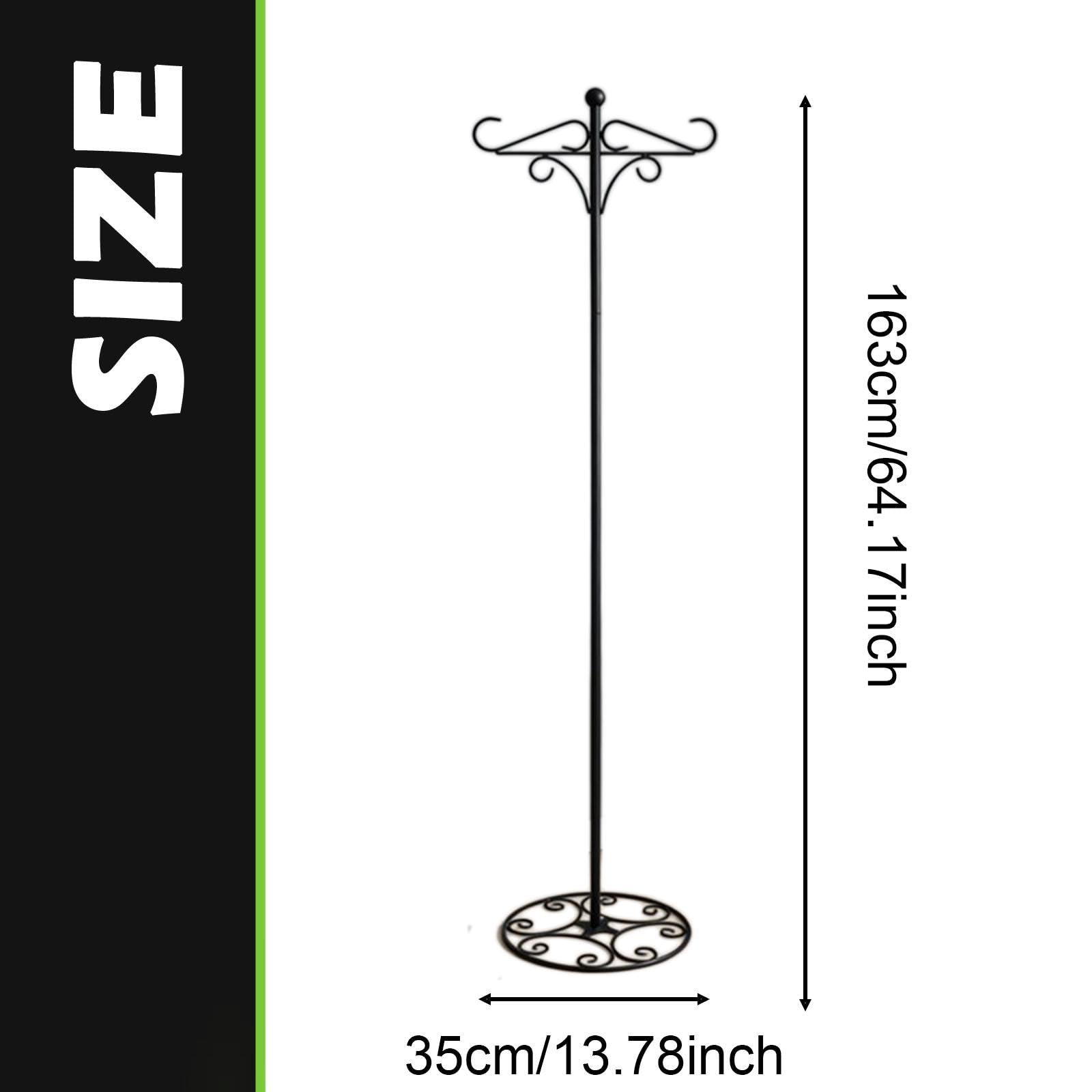 Jiuvaso Supporto per Gancio da Pastore, Supporto per palo da Giardino, Base Rotonda, Gancio da Giardino, da Pavimento per mangiatoia per Uccelli sospesa