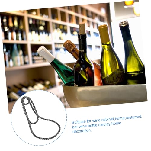 Soporte creativo para botellas de vino Cabilock negro miniatura 4