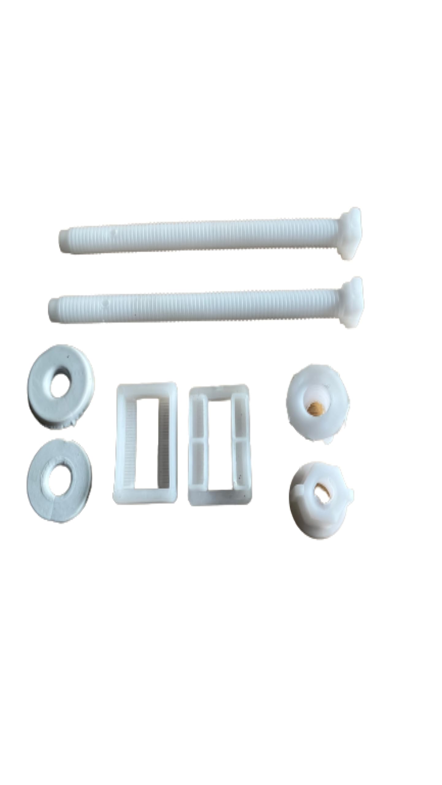 Elegant Casa Western Toilet Seat Cover Screw, Nuts and Washers Kit Clamp Plastic White Colour Hinges Size 35mm X 22mm Bolt 120 mm 1 Pair Set (B09RKF249S) Amazon Price History, Amazon Price Tracker