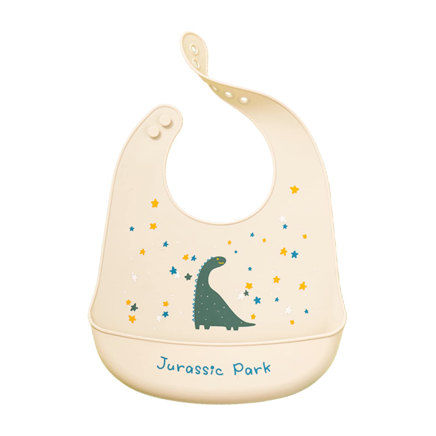 GUCHIGU Waterproof Silicone Baby Bib for Feeding Babies and Toddlers, Unisex Silicon Baby Feeding Bibs for Infants and Toddlers 4M to 4Yr Cute Printing with Rice Pocket (BB2027, 1Pc)-image-47