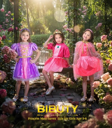 Disfraz de Princesa para Niñas 3-6 Años Rosa miniatura 3
