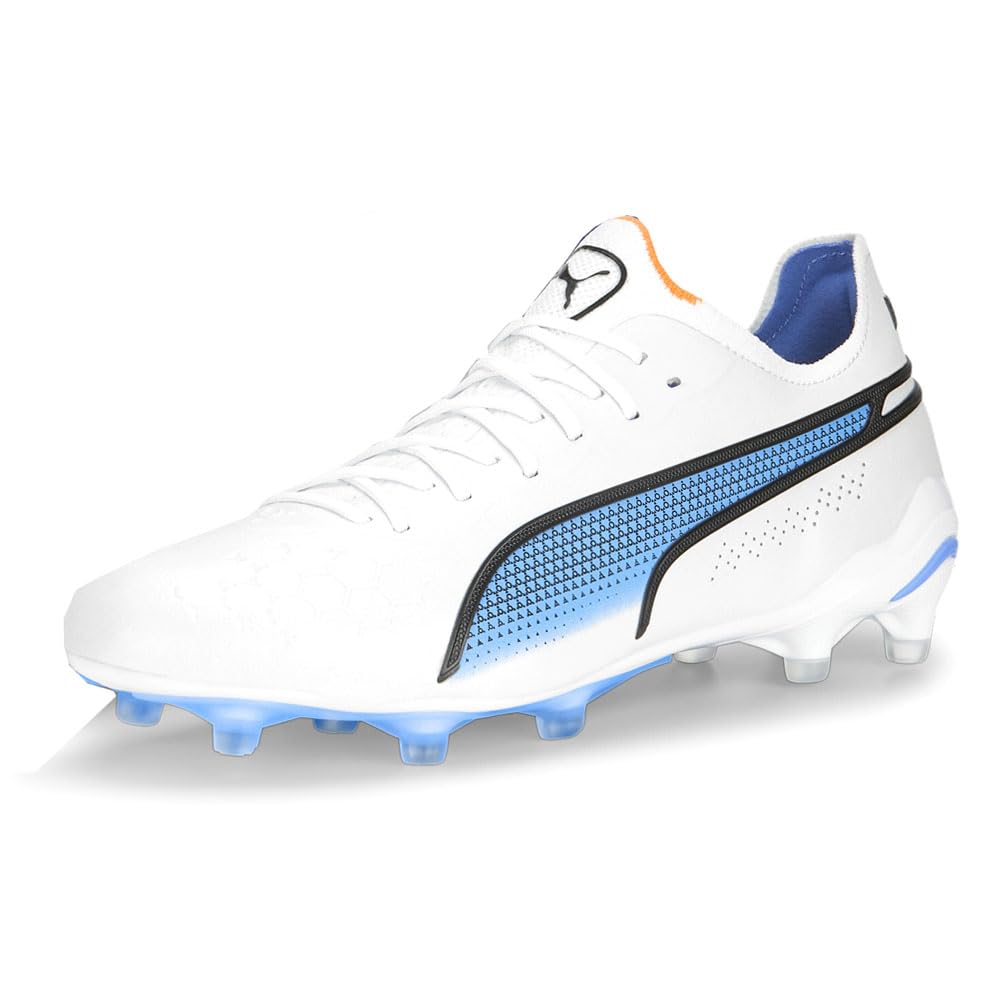 PUMA Womens King Ultimate Firm Ground/Ag Soccer Cleats Cleated, Firm Ground, Turf - White - Size 7 M
