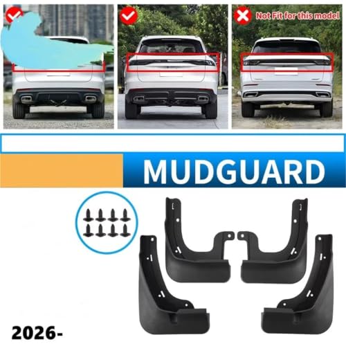 Garde-boue anti-sable Chery Tiggo 9 accessoires robustes 2026